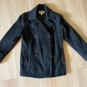 Croft & Barrow Black Peacoat